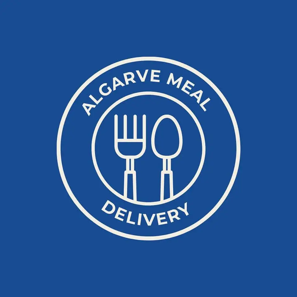 Algarve meal delivery logo with fork and spoon
